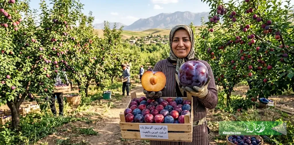 نهال آلو برای بازار تازه | ویژگی‌های رقم پرفروش