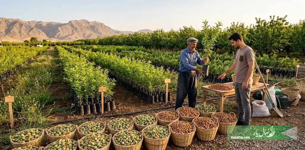 هنگام خرید نهال بادام از نهالستان باید چه سوال هایی بپرسیم؟