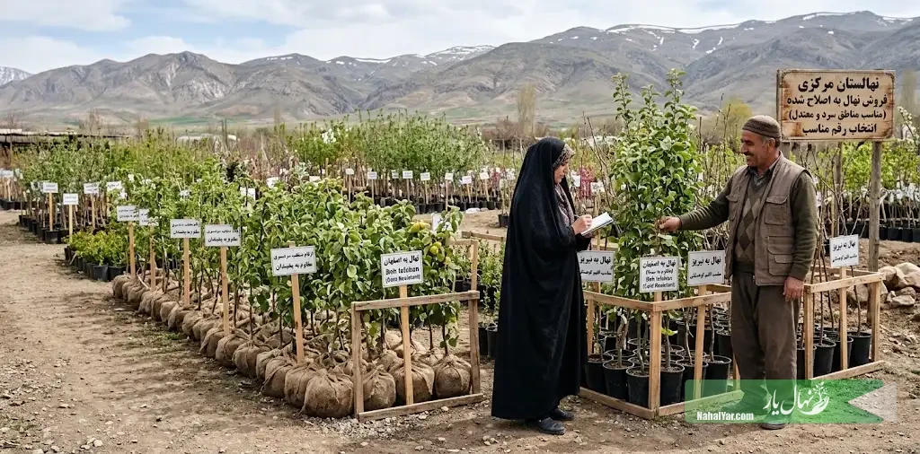 خرید نهال به برای اقلیم سرد و معتدل | انتخاب رقم مناسب