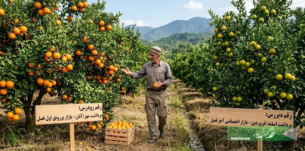 خرید نهال پرتقال؛ رقم زودرس یا دیررس برای بازار؟