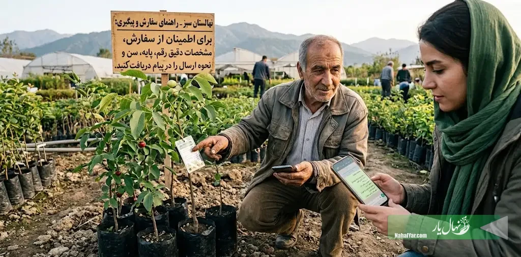 مشخصات سفارش نهال | چه اطلاعاتی از فروشنده بگیریم؟