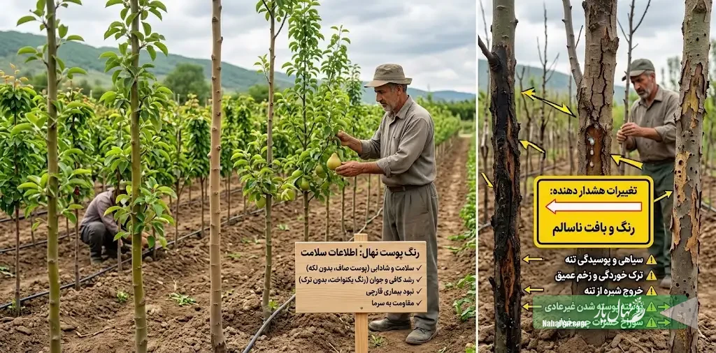 رنگ پوست نهال سالم؛ ۸ تغییر ظاهری که باید بررسی کنید