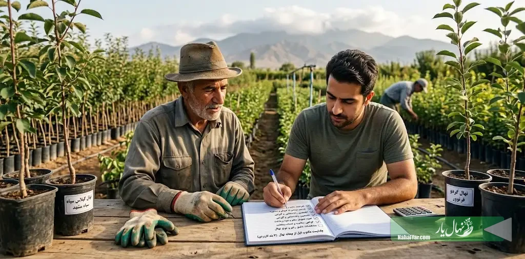 قبل از بیعانه نهال چه بنویسیم؟ ۷ بند مهم خرید نهال